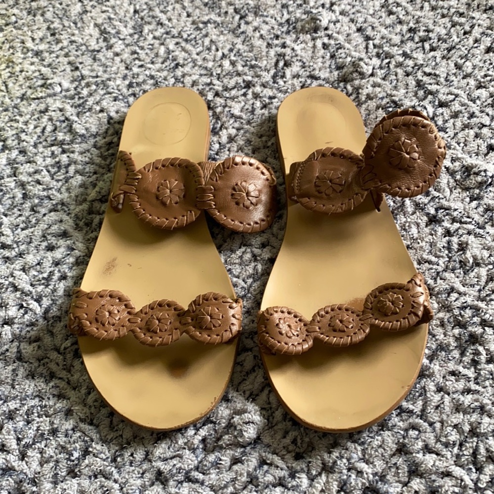 Jack Rogers Lauren in Cognac